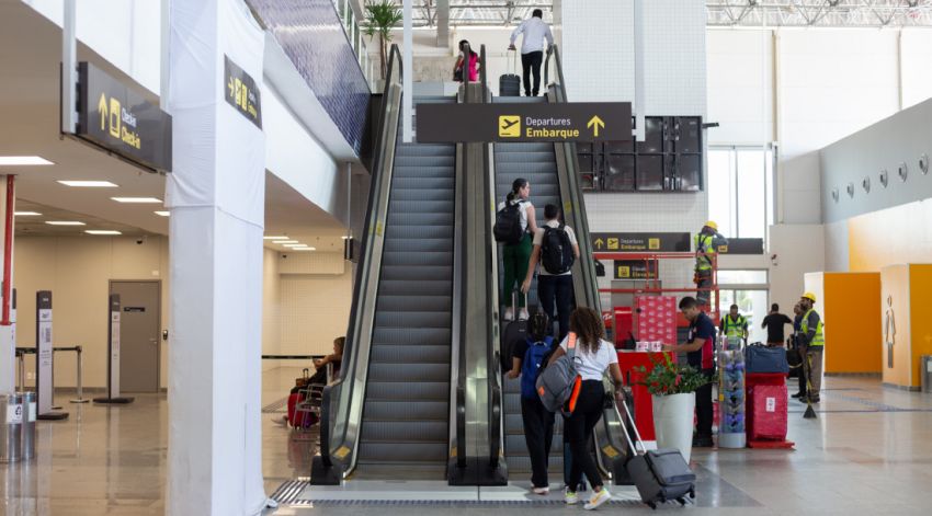 Aeroporto de Aracaju registra aumento de 5,5% no fluxo de passageiros em setembro