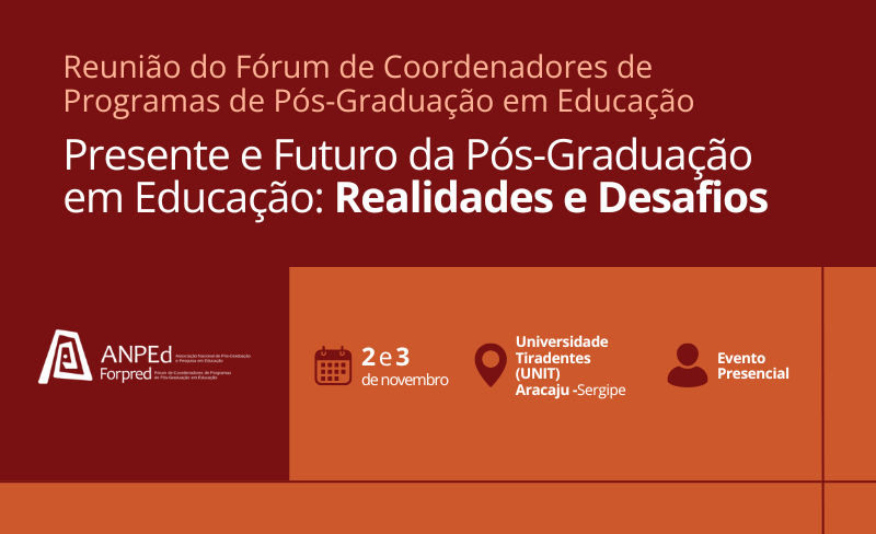 Seminário em Aracaju debate temas ligados à pós-graduação em Educação