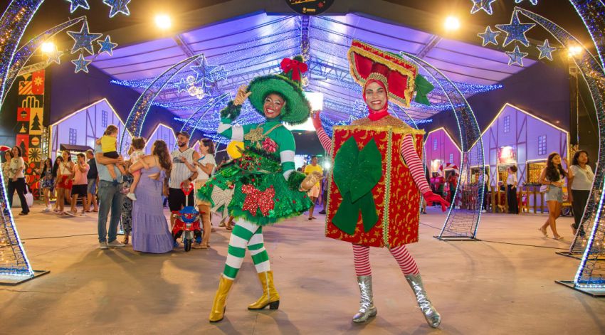 Programação da Vila do Natal Iluminado será de muita música e teatro neste final de semana