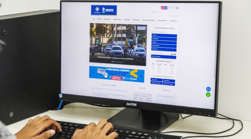 Boletos para Licenciamento 2025 já estão disponíveis no site do Detran/SE