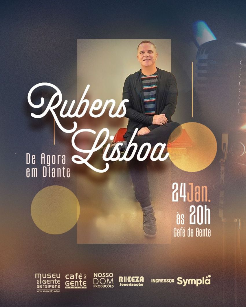 Rubens Lisboa estreia o show De Agora em Diante”