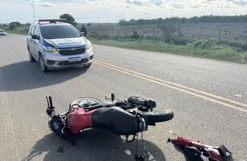 Motociclista morre após colisão com veículo em São Miguel do Aleixo