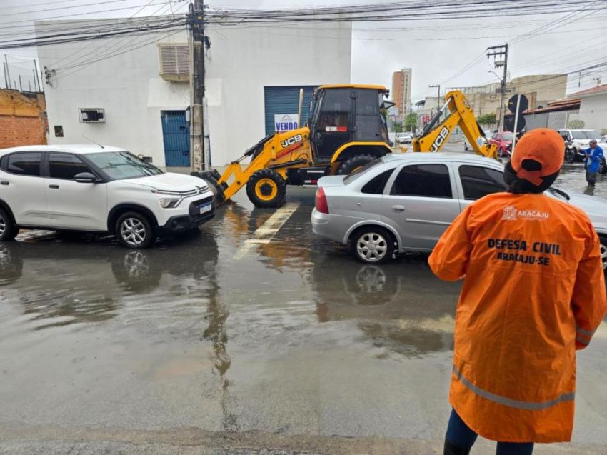 Saiba quais bairros de Aracaju foram mais atingidos pela chuva e a previsão pra essa semana