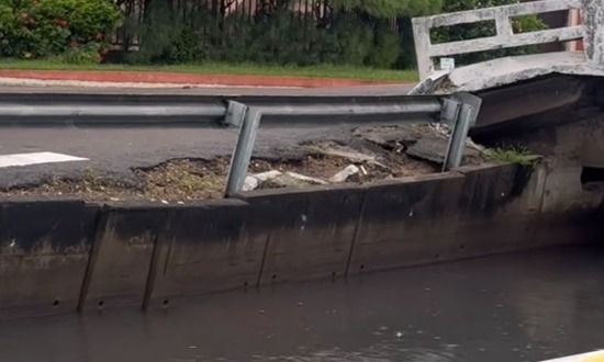 Defesa Civil descarta risco de colapso no pontilhão do São José