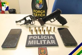 POLÍCIA MILITAR APREENDE ARMAS, MUNIÇÕES E MOTOCICLETA E DOIS HOMENS MORREM EM CONFRONTO EM PACATUBA