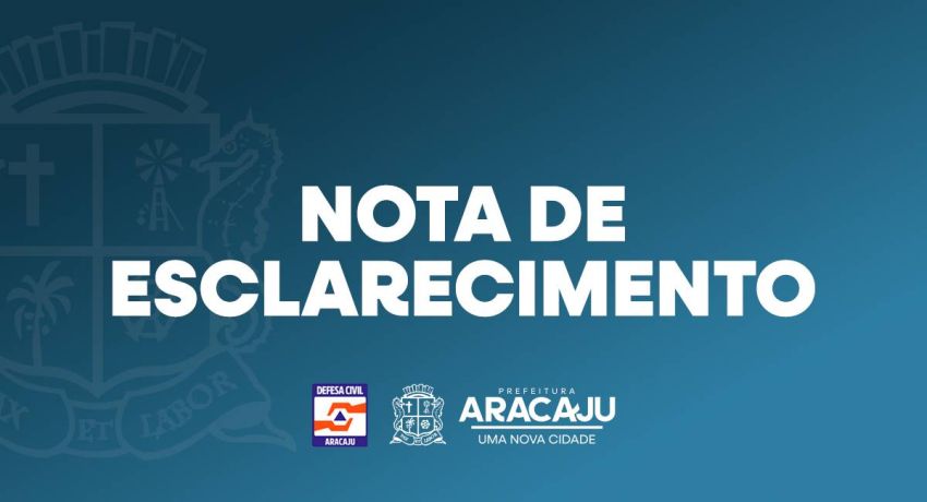 Defesa Civil de Aracaju informa que é falsa a mensagem que circula com suposto alerta relacionado à Barragem do Poxim