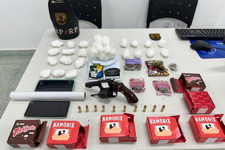 Homem é preso com drogas e arma ilegal na Zona de Expansão de Aracaju