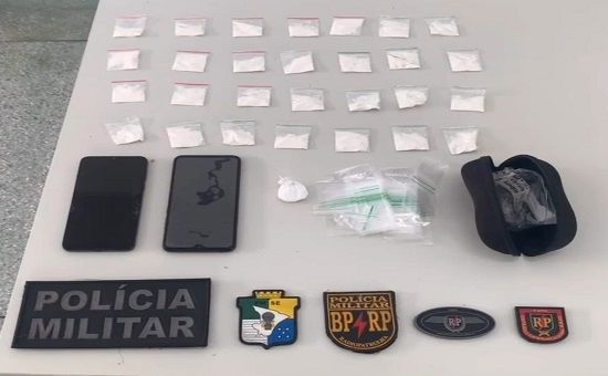 Radiopatrulha prende homem por suspeita de tráfico em Socorro