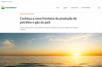 Petrobras apresenta projeto Sergipe Águas Profundas como nova fronteira de exploração
