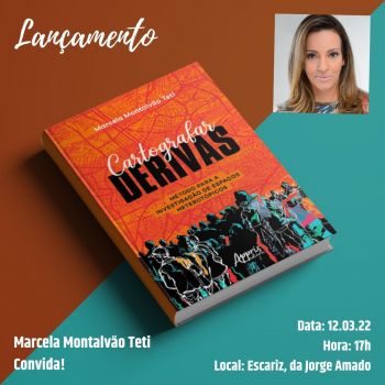 Psicóloga Marcela Teti lança o livro Cartografar Derivas neste sábado, 12