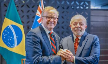 Em Hiroshima, Lula se reúne com primeiro-ministro australiano