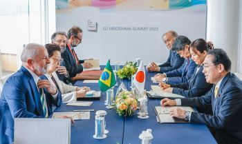 Lula se reúne com primeiro-ministro do Japão e propõe maior cooperação