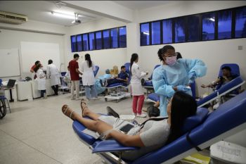 Unit recebe campanha de vacinação e doação de sangue