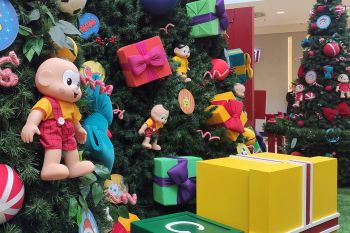 Shopping Jardins ganha decoração temática da Turma da Mônica e abre o Natal em Aracaju