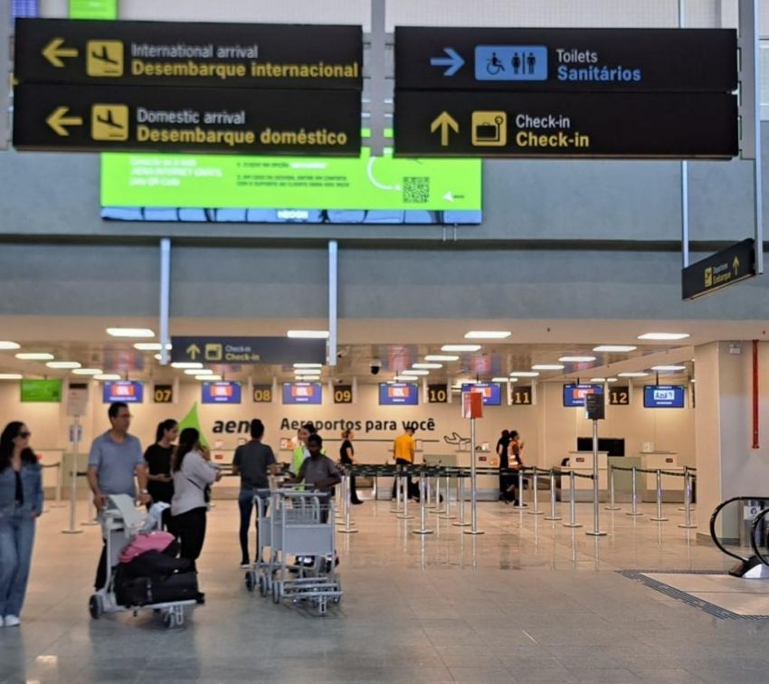 Aeroporto de Aracaju registra crescimento de 5,9% no fluxo de passageiros no período de janeiro a abril