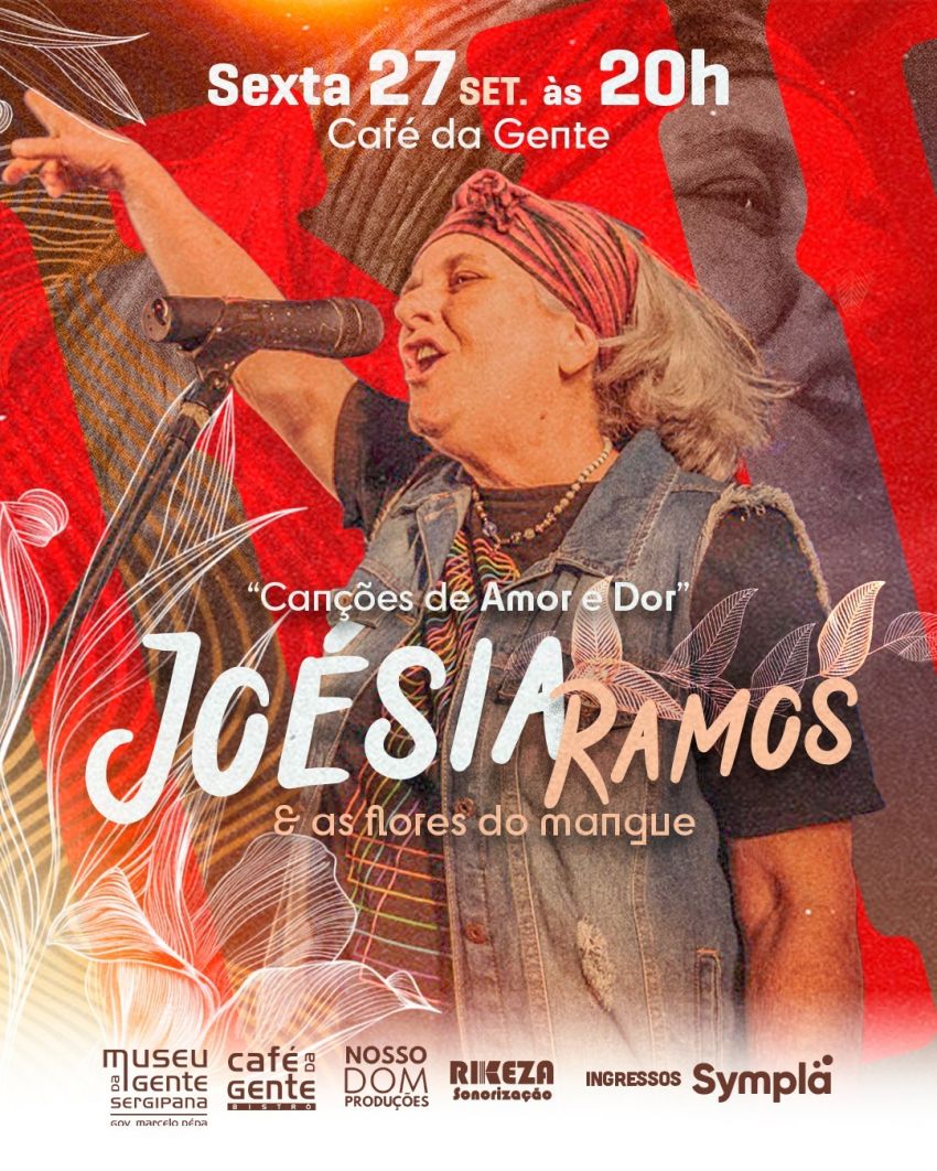 Joésia Ramos & As Flores do Mangue apresentam Canções de Amor e Dor no Café da Gente