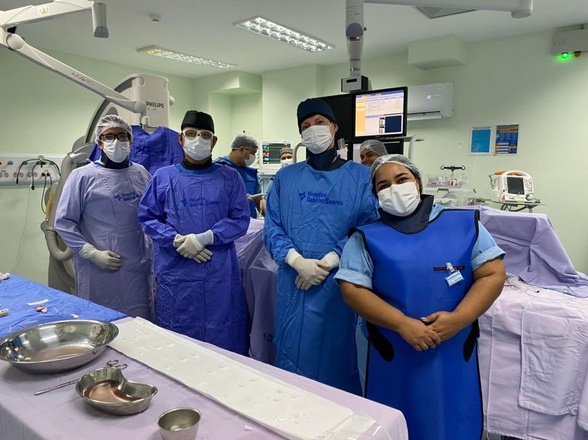 Hospital Gabriel Soares realiza seu primeiro procedimento de correção de comunicação interatrial