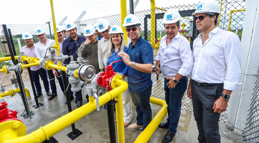 Governo de Sergipe leva desenvolvimento sustentável ao centro-sul com início do fornecimento de gás natural em Lagarto
