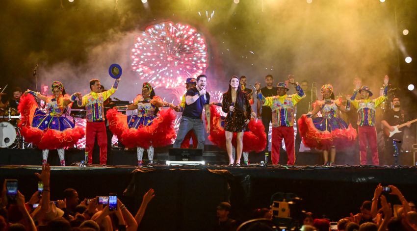 Penúltima noite do Arraiá do Povo terá apresentações de Magníficos e Murilo Huff neste sábado, 28