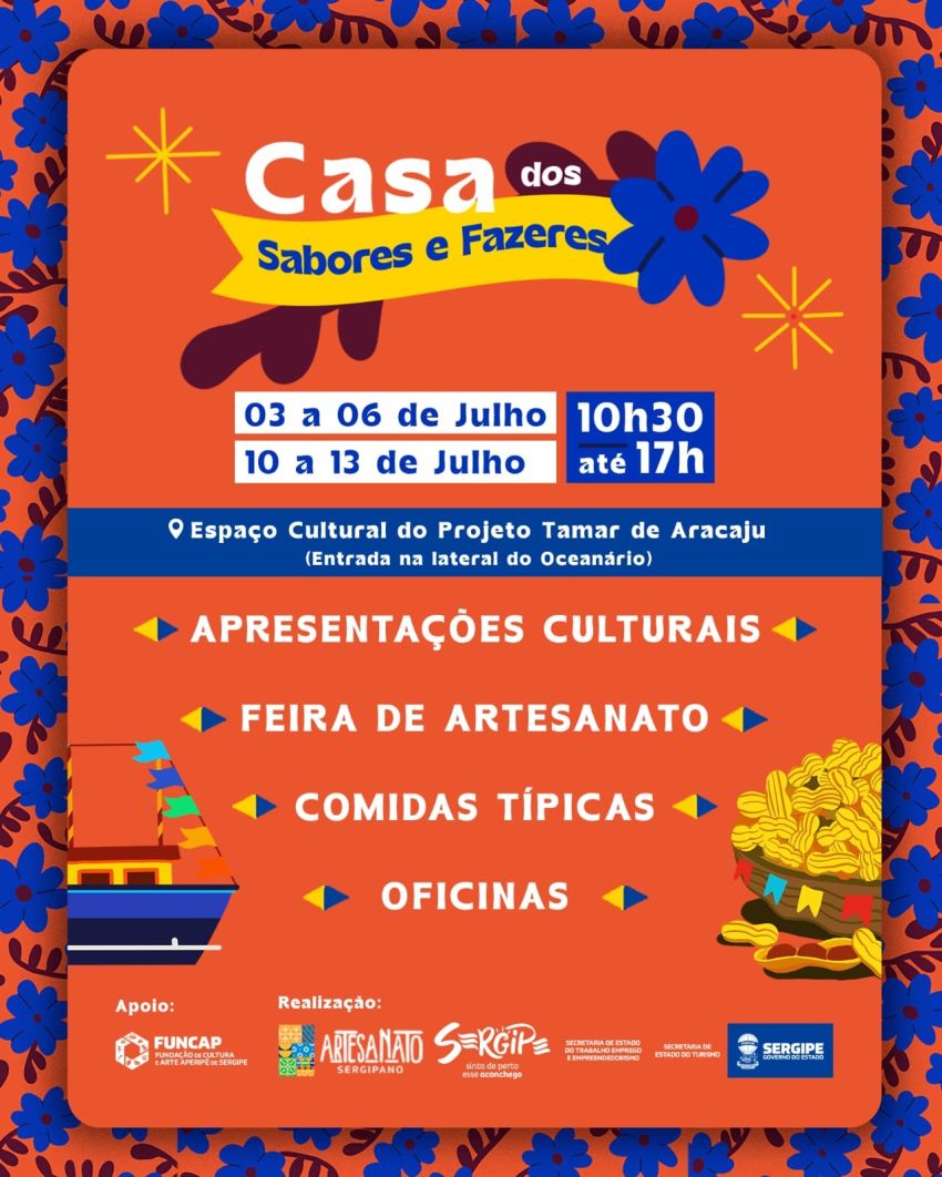 Vai começar a segunda edição da Casa dos Sabores e Fazeres