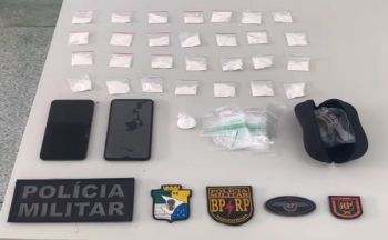 Radiopatrulha prende homem por suspeita de tráfico em Socorro