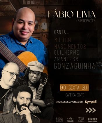 Show Especial Fábio Lima Canta: Milton Nascimento, Guilherme Arantes e Gonzaguinha no Café da Gente Sergipana