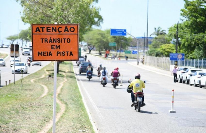 Informe Tancredo Neves: trânsito na avenida permanece com alterações neste sábado, 17