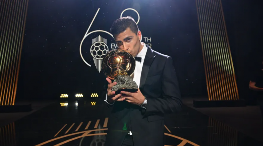 Rodri supera Vinicius Jr e conquista a Bola de Ouro 2024