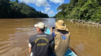 Adema investiga mortandade de peixes no riacho Cuí, em Estância