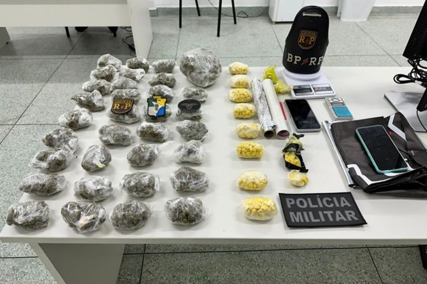 PM apreende quase 2 kg de maconha e ecstasy na Zona Norte de Aracaju