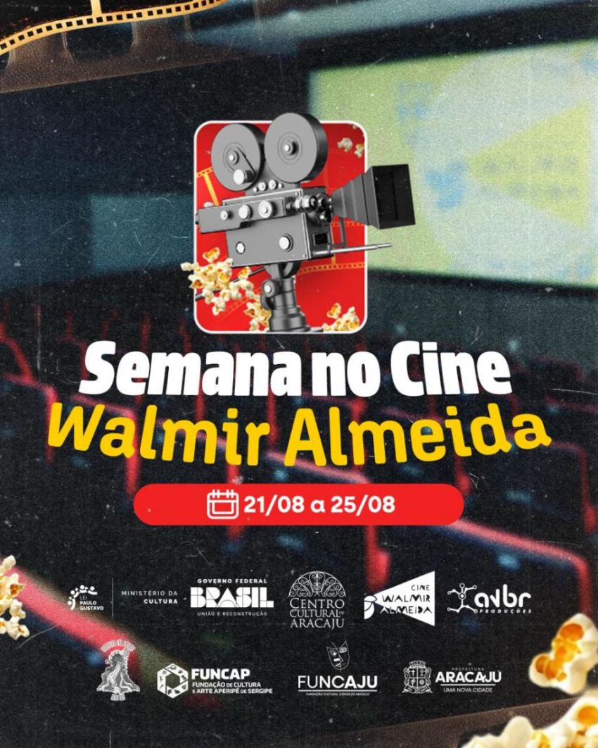 Cinema Walmir Almeida exibe filmes aguardados de 21 a 25 de agosto