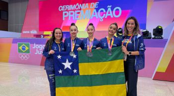 Ginástica rítmica garante quatro medalhas para Sergipe nos Jogos da Juventude
