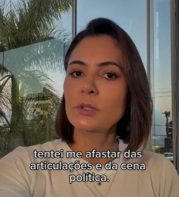 Michelle Bolsonaro diz que desculpa Flávio e chama senador para “sentar e conversar”